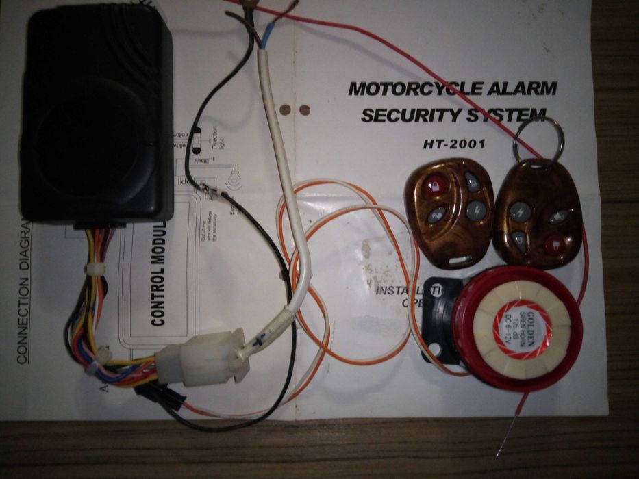 alarma cu telecomanda 12v moto/ATV