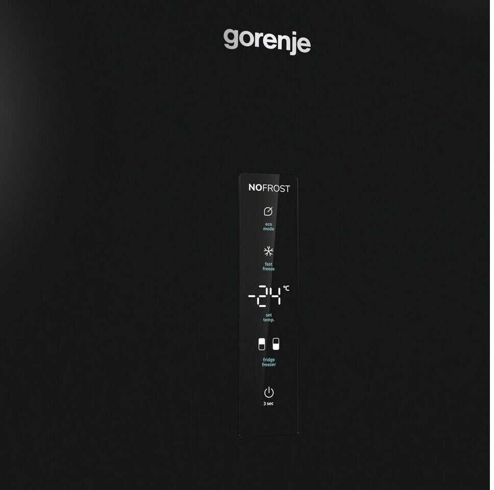 Хладилник с фризер GORENJE NK79B0DBK 185см.