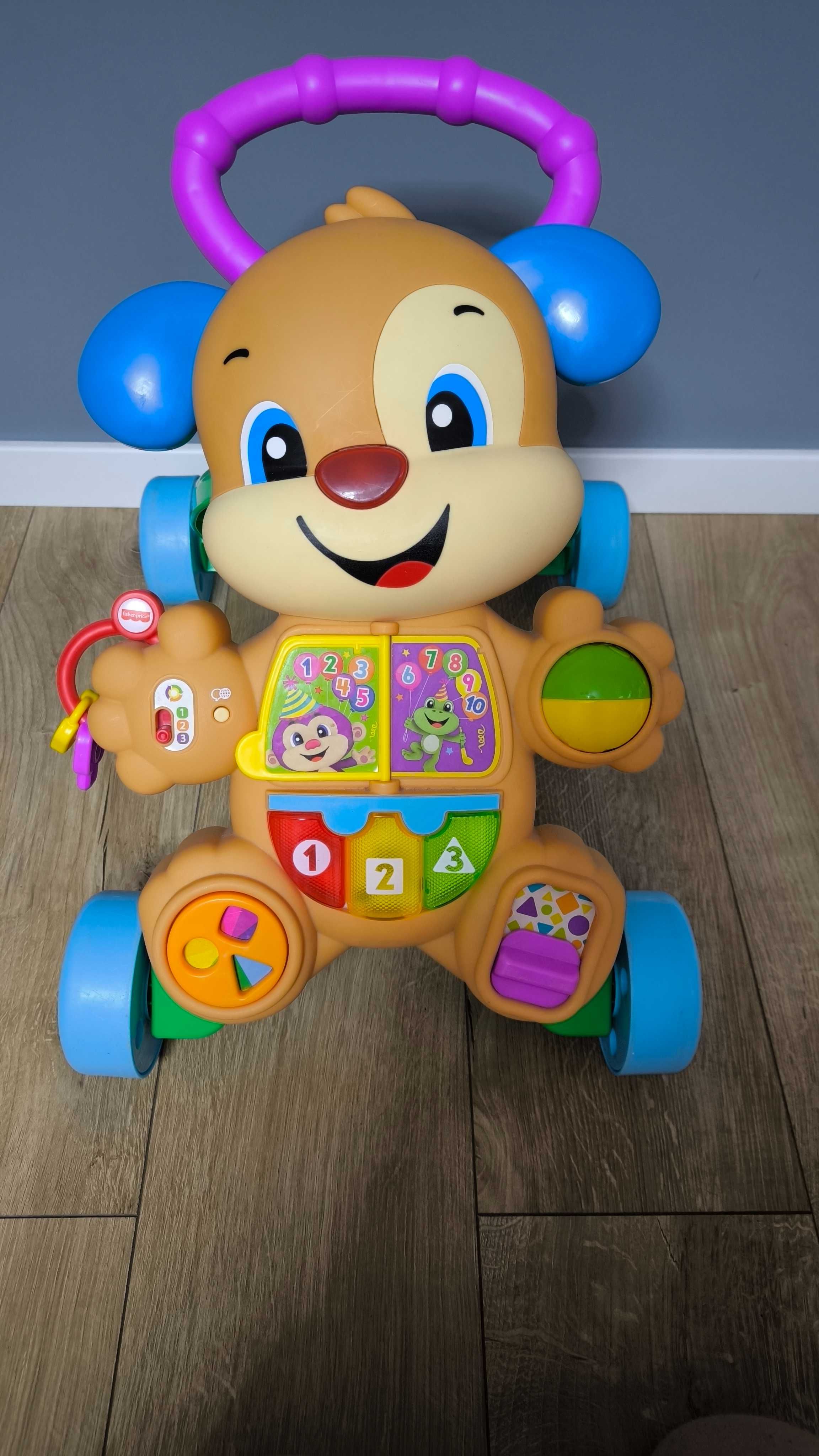 Antemergator interactiv Cățel Fisher price 6luni+