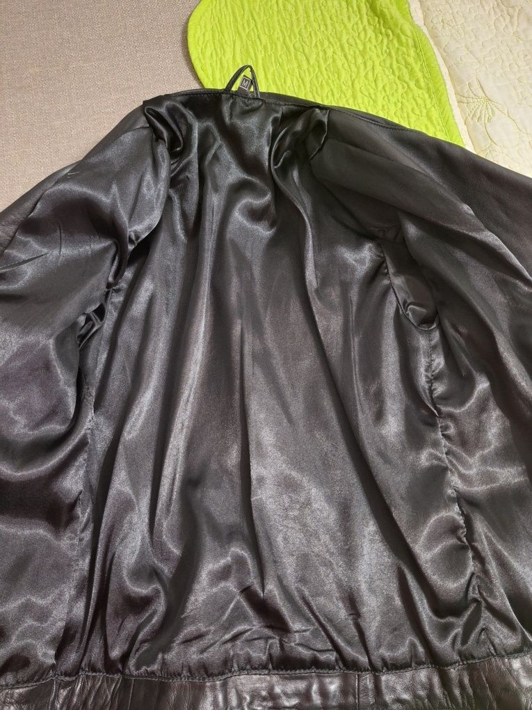 Geaca biker, piele naturala