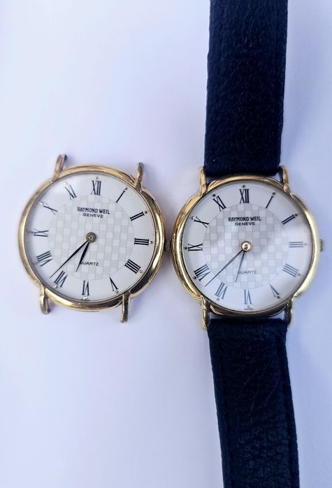 Raymond Weil placate cu aur