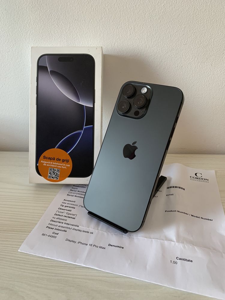 Iphone 16 Pro Max 256Gb - 100% Baterie - GARANTIE !!