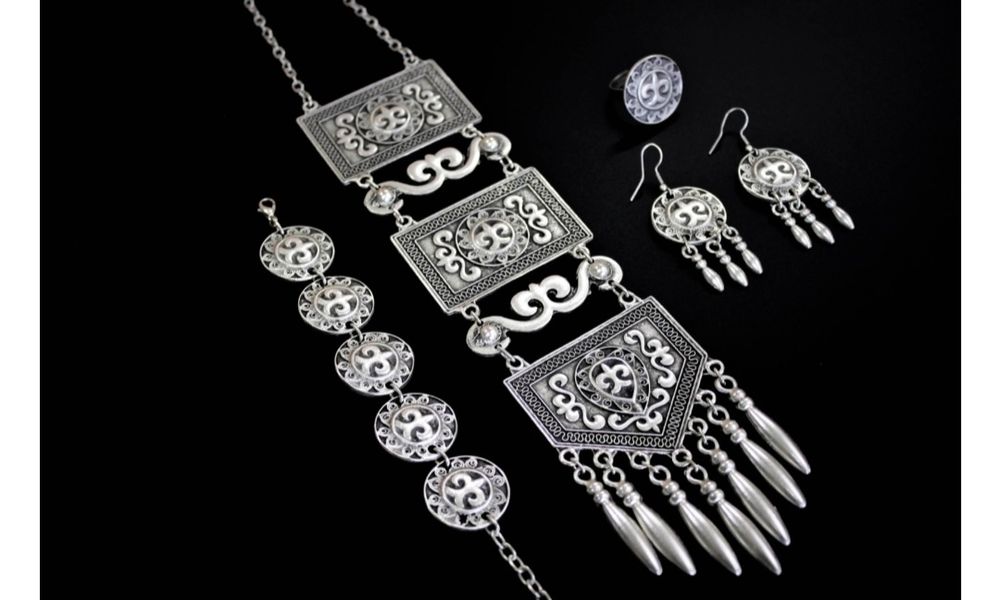 Этно набор,шашбау,шекелик,серьги