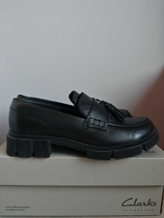 Mocasini din piele Clarks
