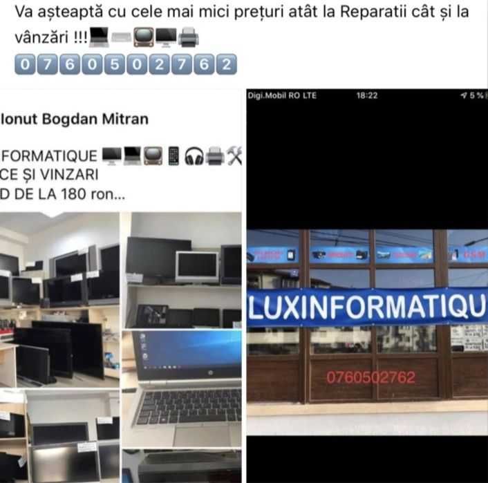 Service TV-PC-GSM Luxinformatique Craiovita noua