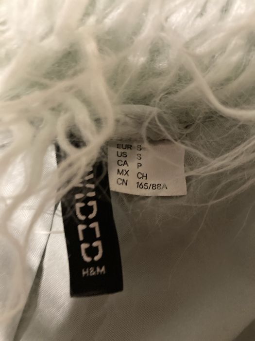 Ocazie!Vand blana artificiala lunga H&M noua,marimea S culoare fistic