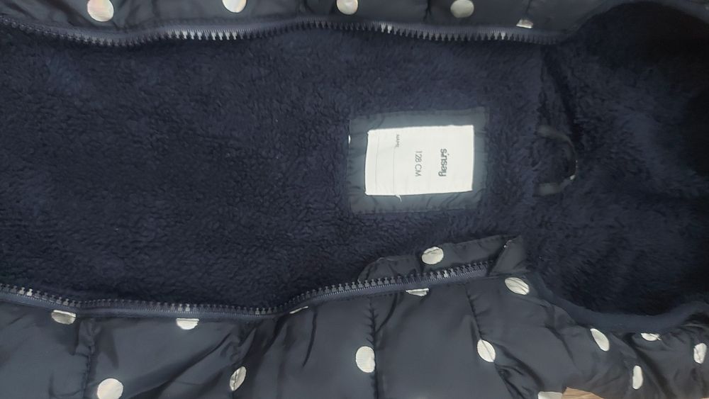 Детско топло яке с вата 7-8г(128 размер)