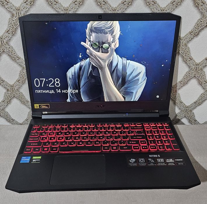 Игровой ноутбук Acer Nitro 5 | IntelCore i5| Geforce GTX| 8 Gb|  512Gb