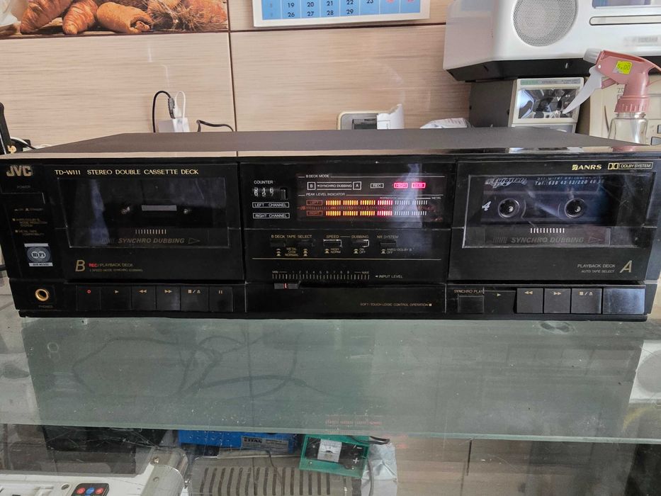 Vand dek casetofon Jvc TD-W111, boxa portabila JBL clip3