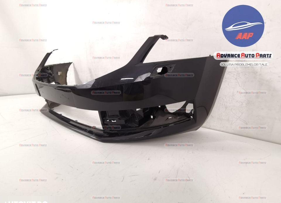 Предна броня фейслифт с оригинални пръскалки Шкода Октавия 3 / Shkoda