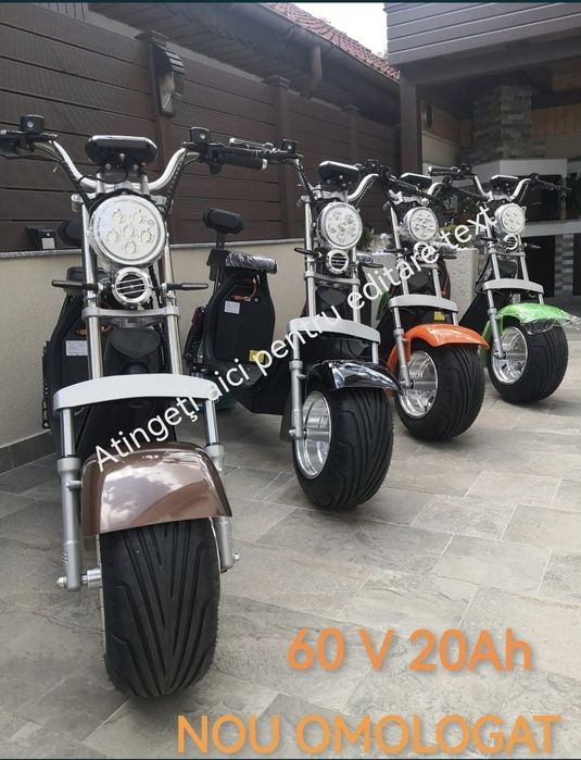 Scuter electric nou full led Harley