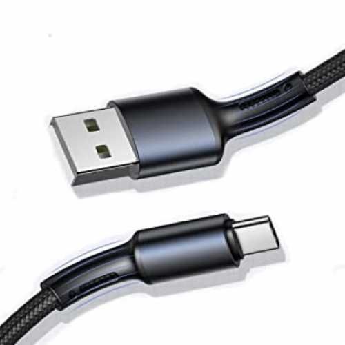 Кабел Type C - USB M/M къс 32см Digital One SP00623 ls-05 tc оплетка