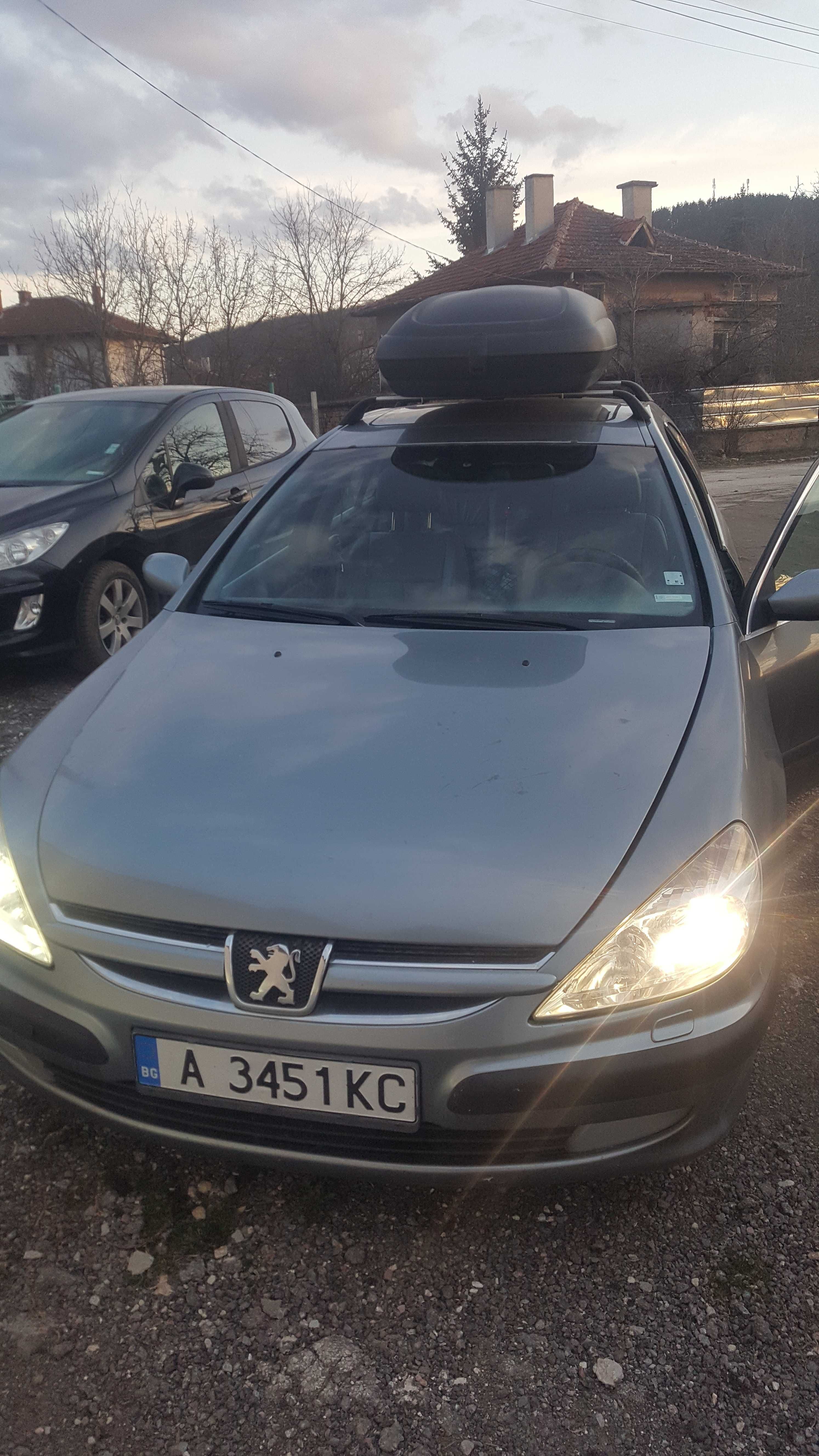 Продавам пежо 607 газ-бензин 2003г.Бартер