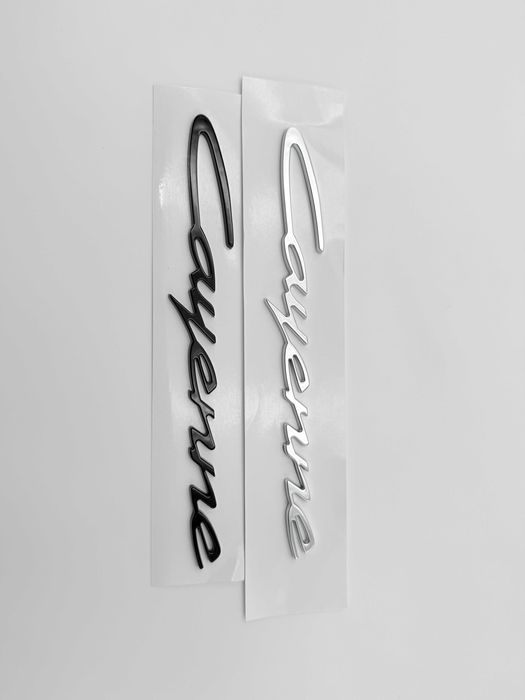 Emblema Compatibila PORSCHE Cayenne 2023 facelift crom spate