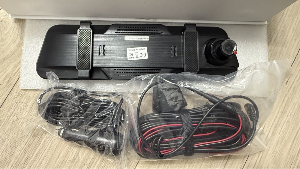 Oglinda retrovizoare 10inch cu camera fata spate 1080p, micro sd, gps