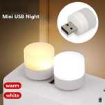 Mini lampa USB LED Alb/Cald pentru veghe noaptea, Transport GRATUIT