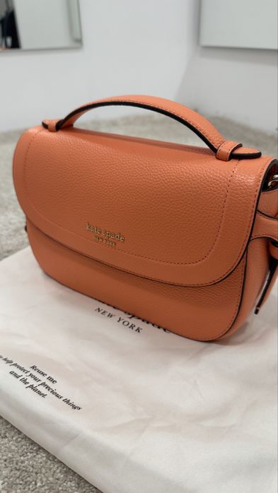 Geanta portocalie Kate Spade, noua, cu eticheta