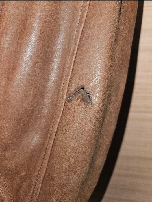 Jacheta vintage de piele Asos