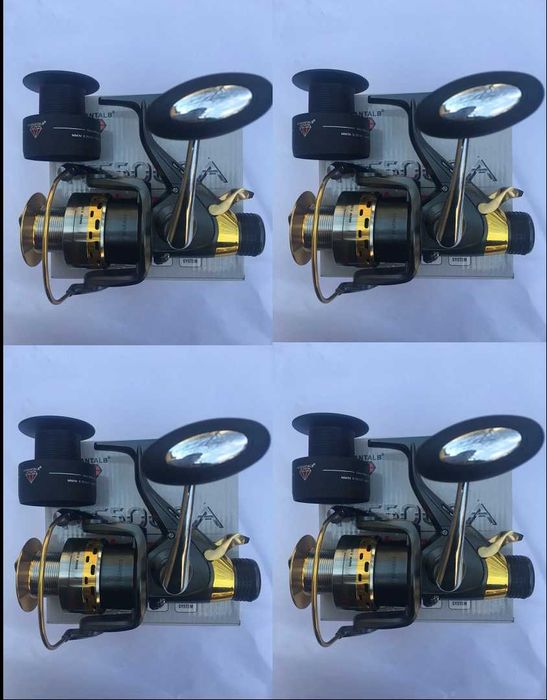 SET 4 Lansete Crap GS2 3,6m + 4 Mulinete  KT5000+4 ROLE 300M FIR