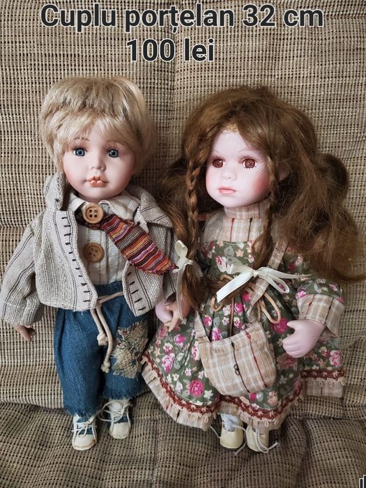 Păpuși porțelan-cupluri