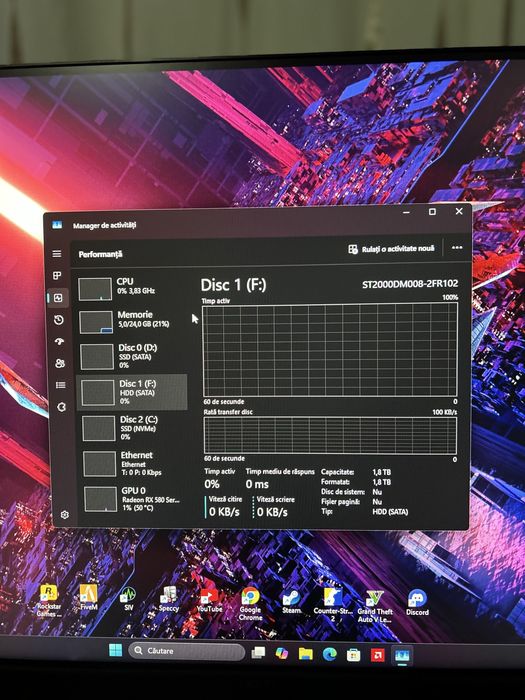 Pc gaming | Ryzen7 2700x| RX580 8gb| 24gb ram| ssd M2 256gb