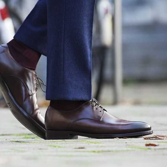 Pantofi derby 42 42.5 43 plain toe DIGEL piele naturala moale maro