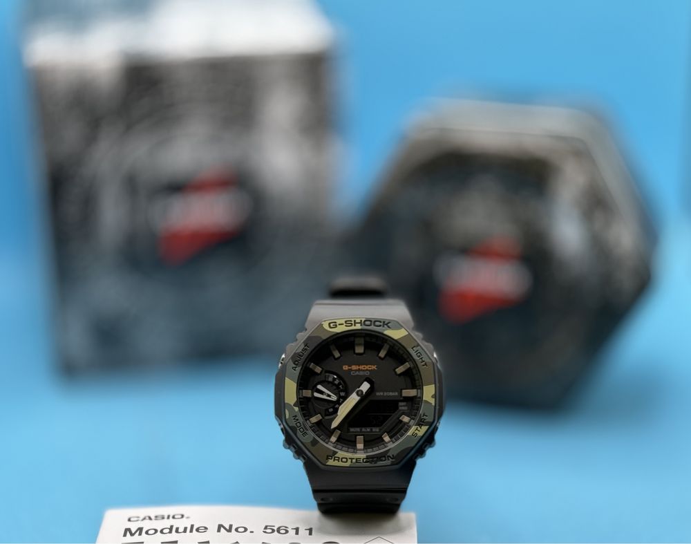 НОВ!!! Мъжки часовник Casio G-SHOCK GA-2100SU