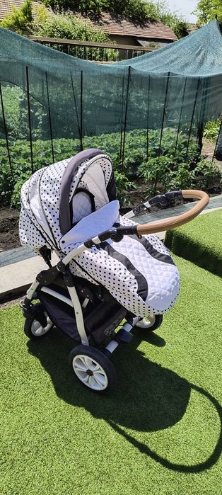 Бебешка количка с 3 коша gusio Carrera princes