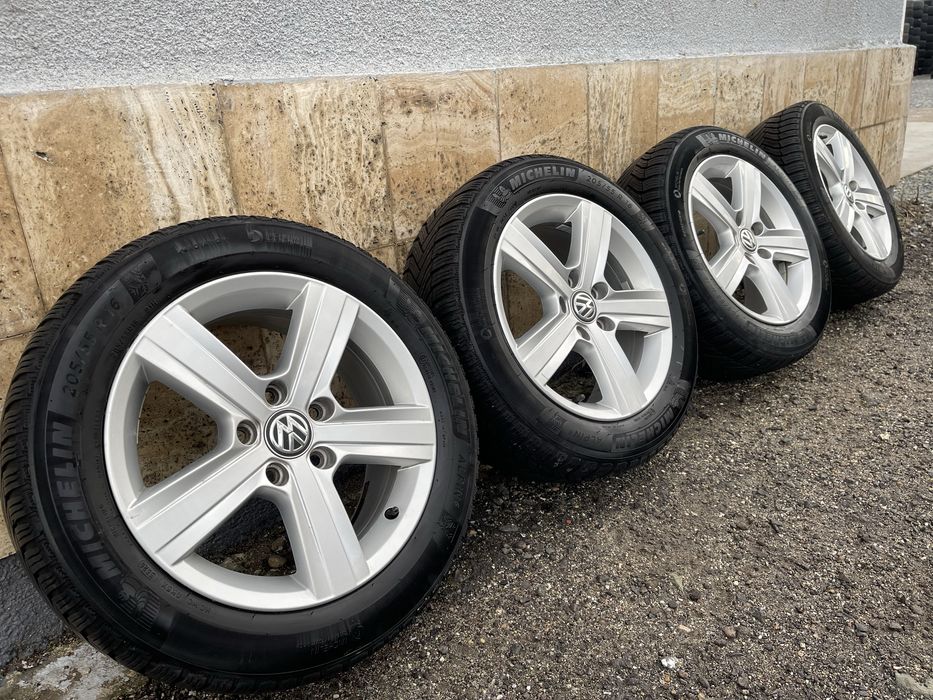 Jante Roti 16 VW Touran Caddy Golf 5 6 7 8 Anvelope iarna 205 55 R16
