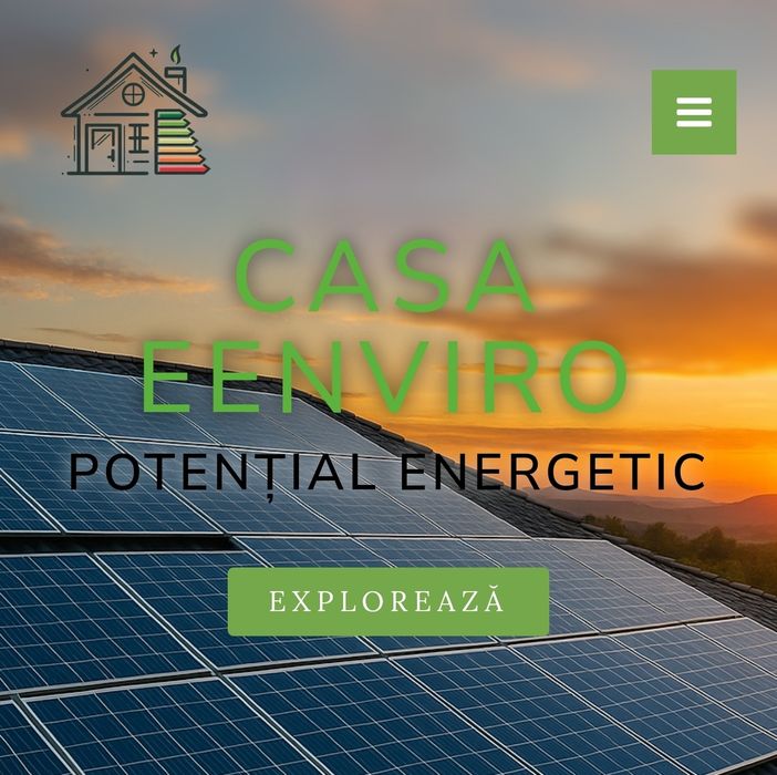 Certificat energetic, audit energetic, termoviziune si multe altele.