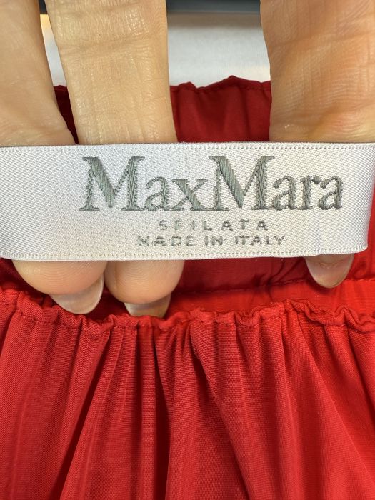 Max Mara червен широк панталон
