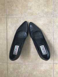 Pantofi negri office piele naturală Carmens 39
