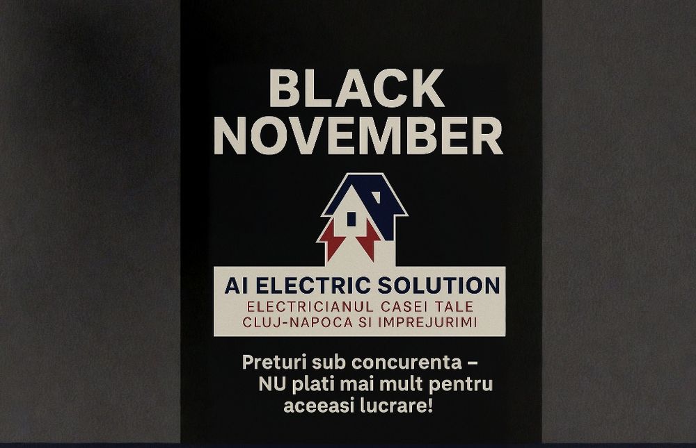 Electrician cu experienta - Cluj Napoca si imprejurimi