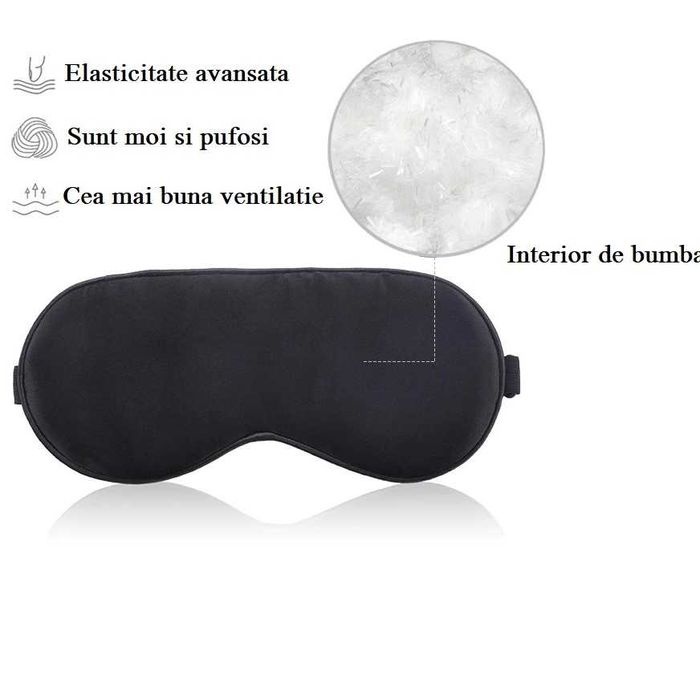 Ochelari de dormit premium suprafata care respira interior bumbac