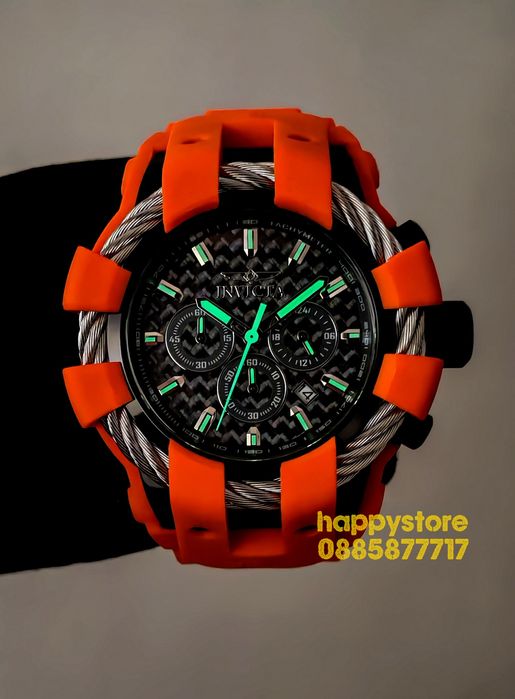 INVICTA Shock Orange 54 mm, Инвикта нов ръчен часовник