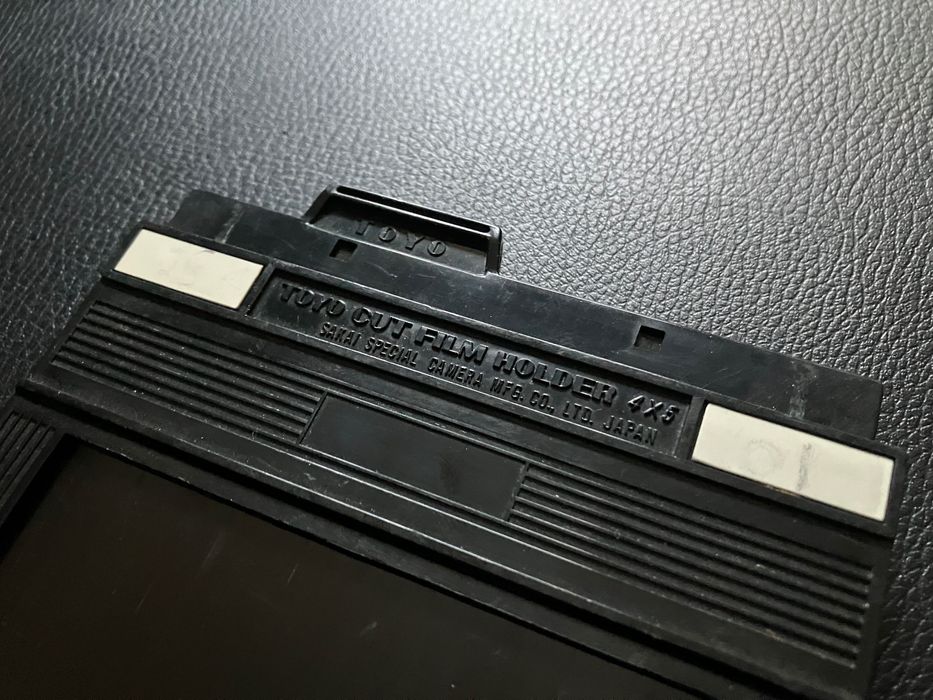 2 Casete film 4x5 film holder Toyo