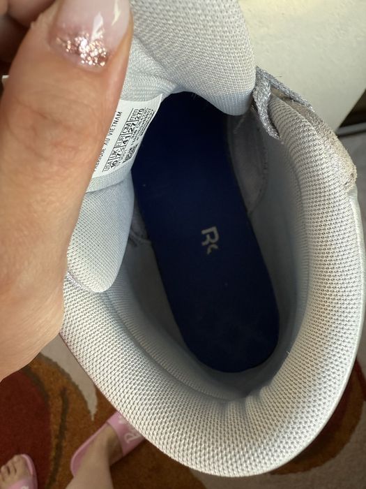 Дамски сребристи кецове Reebok