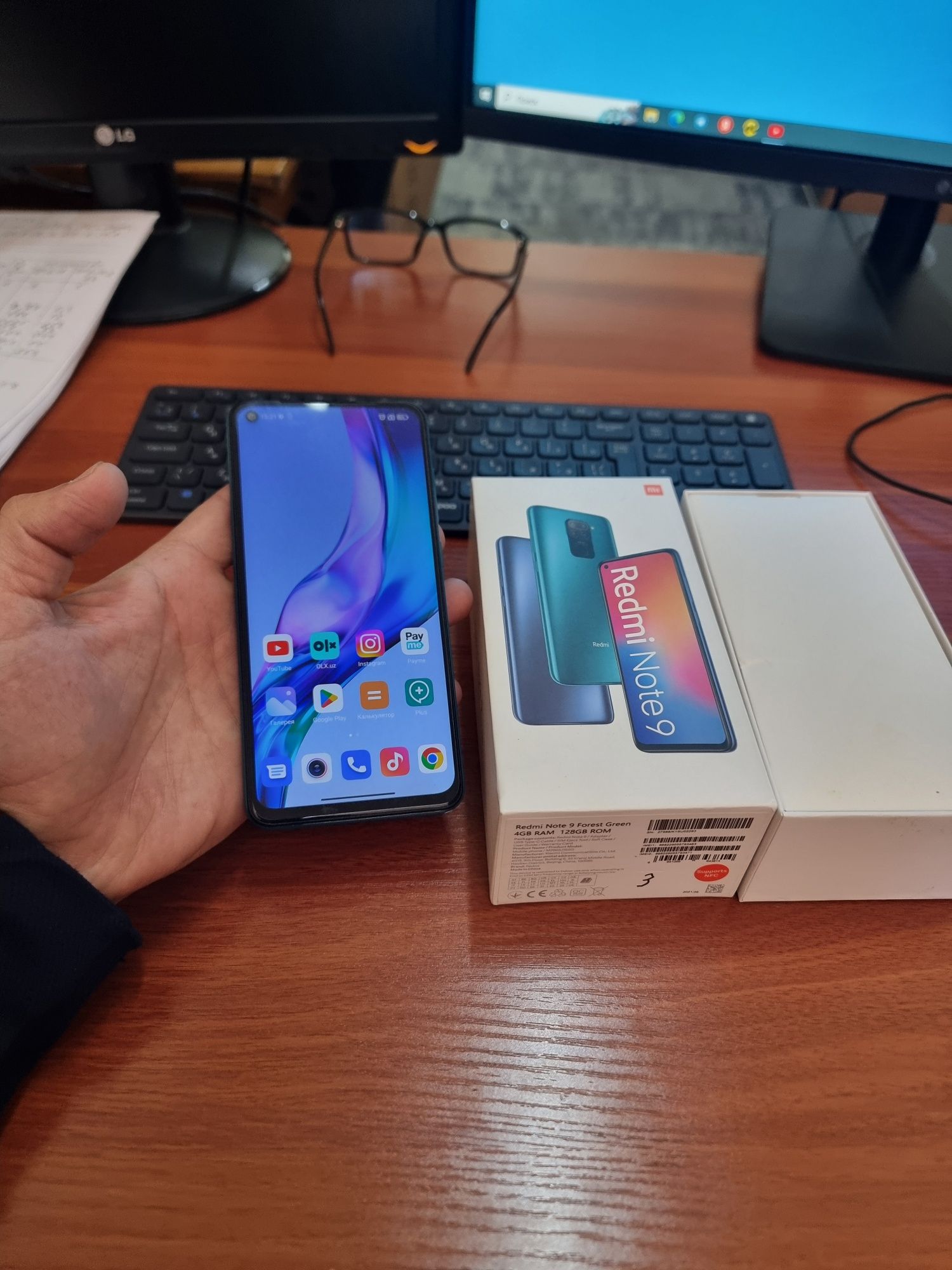 Redmi note 9 6/128gb(2021) ideal  iwlawi zur aybi yuq tozza telefon