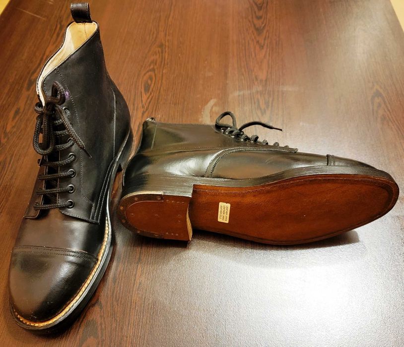 Уникални суперздрави английски дамски боти от естествена кожа