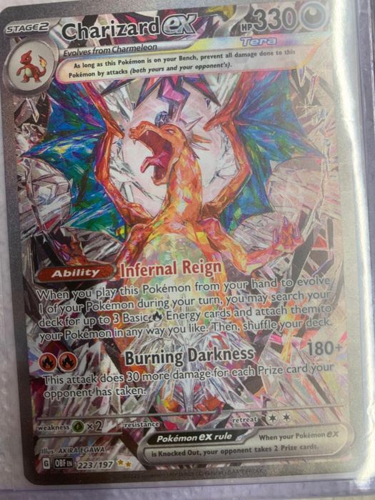 Carte Pokemon Charizard ex 223/197 Obsidian Flames