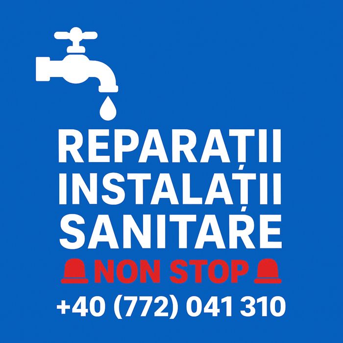 Reparatii Instalatii sanitare centrale non stop