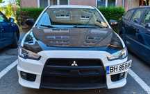Mitsubishi Lancer X – EVO Style – 1.6 Benzină, 2011 – Alb/Negru – O bi