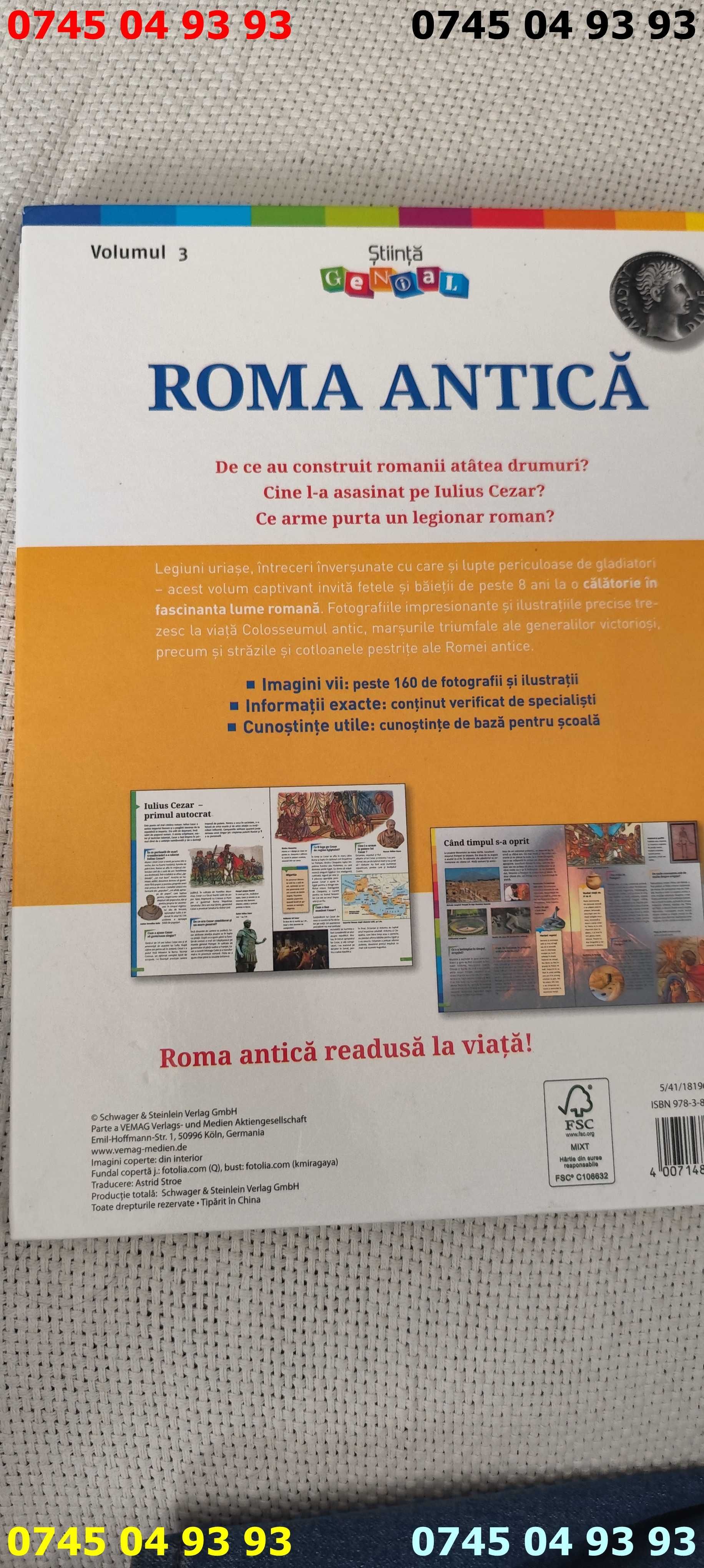 carte carti stiinta generala roma antica cartonata