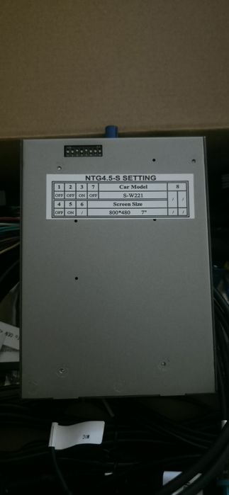 Carplay за mercedes s klass w221