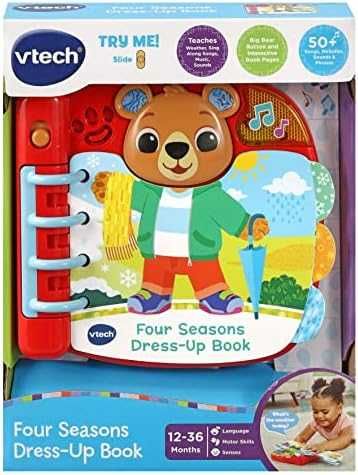 Детска играчка книга Мече време звук Подарък малко дете VTech 558303