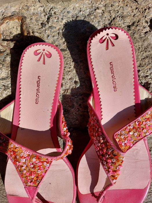 Slapi cu deget,talpa din piele