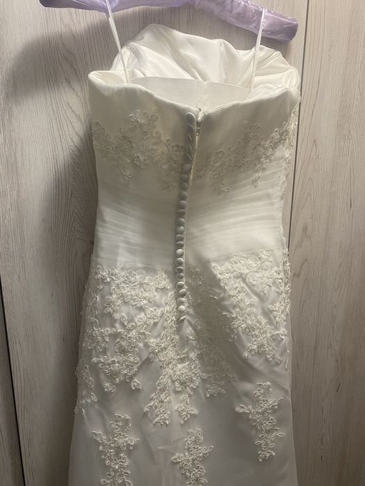 Rochie de Mireasa de la Princess Brides model Sirena marime S 56-57 kg