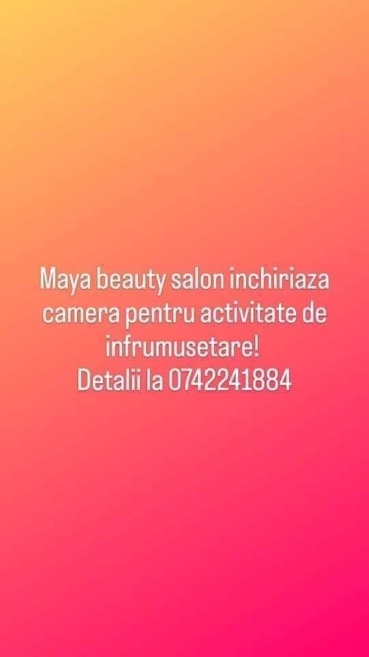 Maya beauty salon inchiriaza camera sau post de manichiura