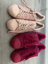 Adidas Superstar roz si roz deschis