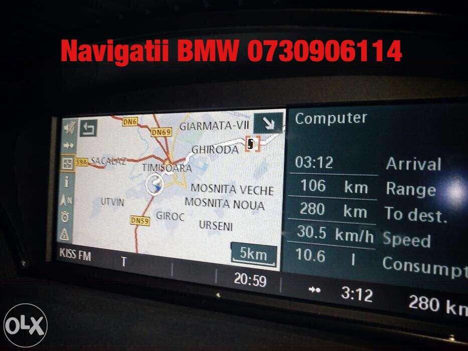 CD DVD harti navigatie BMW Seria 1 3 5 6 7 X3 X5 X6 ROMANIA 2020